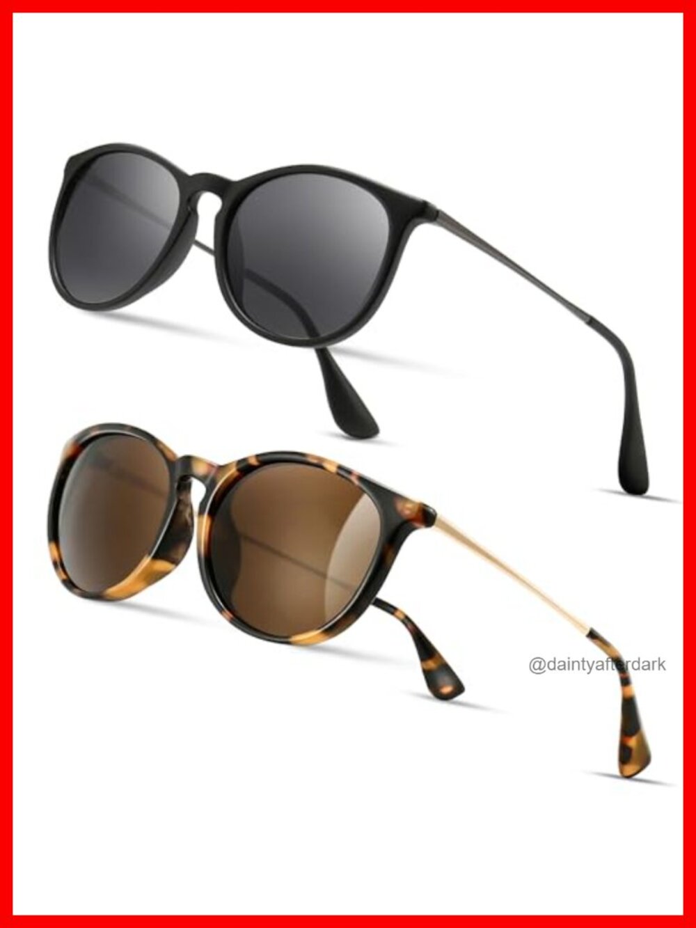 Premium Vintage Round Polarized Sunglasses Retro Classic Unisex UV400